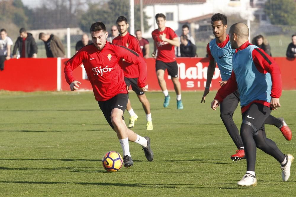 Entrenamiento del Sporting