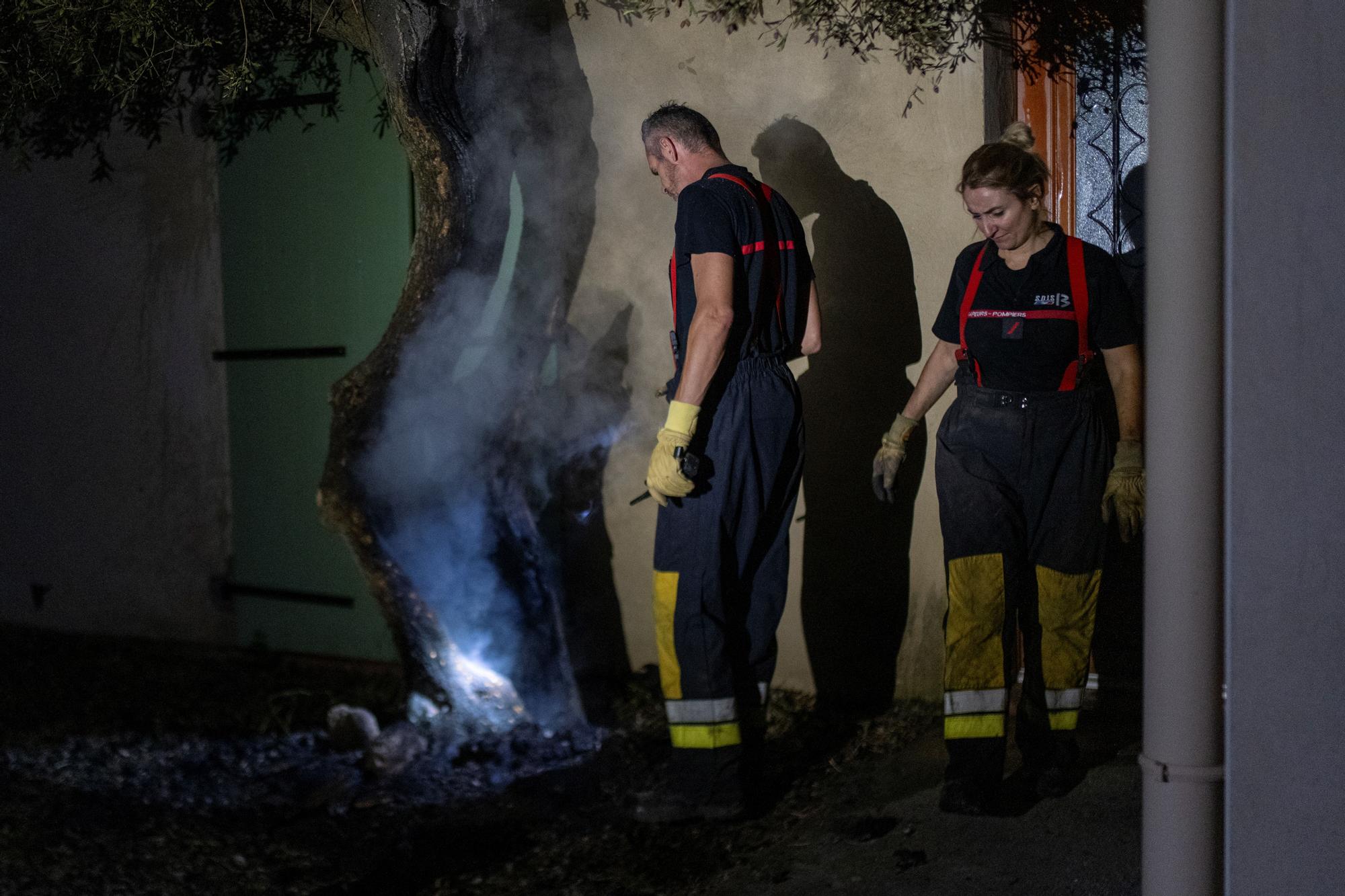 L'incendi de la Catalunya nord, en imatges