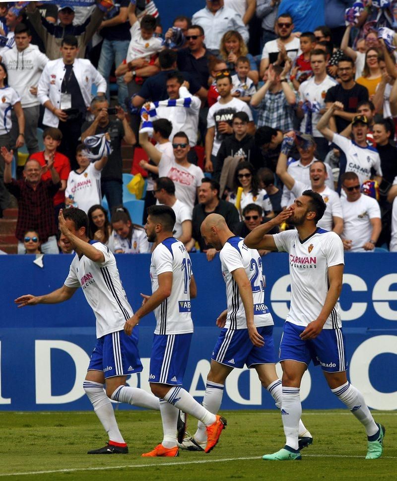 Sufrida victoria del Real Zaragoza contra el Sporting de Gijón