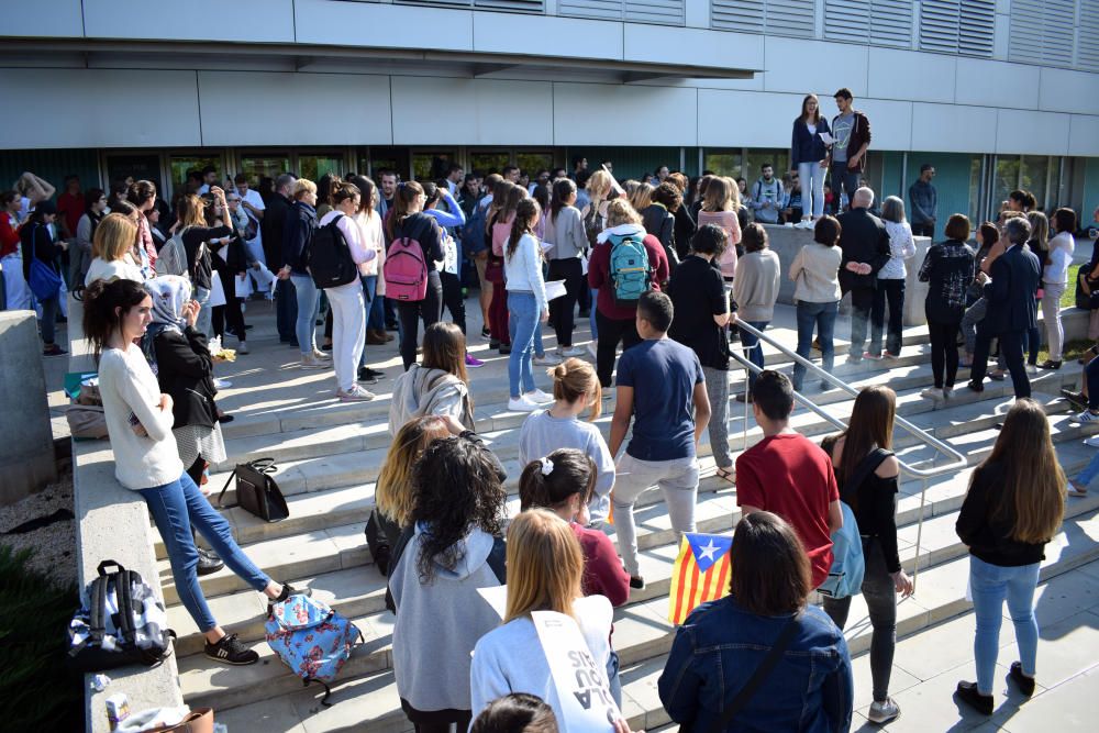 Protesta dels alumnes d'UManresa