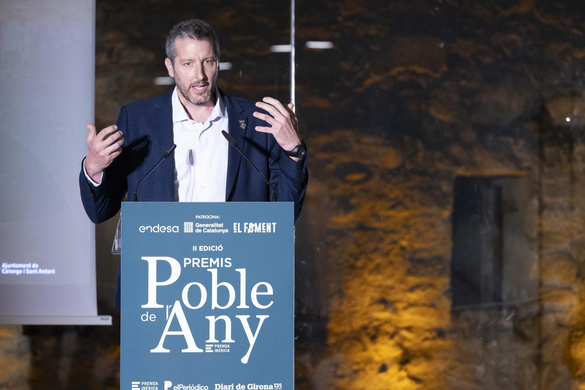 Les imatges dels Premis Poble de l’Any 2024 al Castell de Calonge