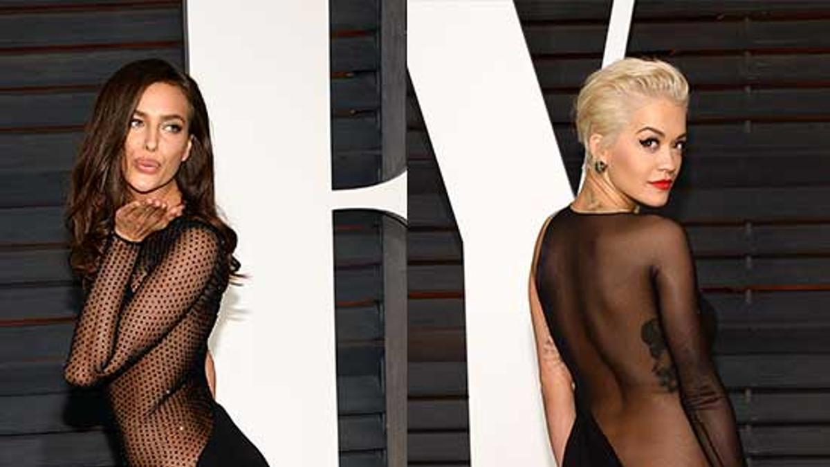 Rita Ora VS Irina Shayk en los Oscar 2015