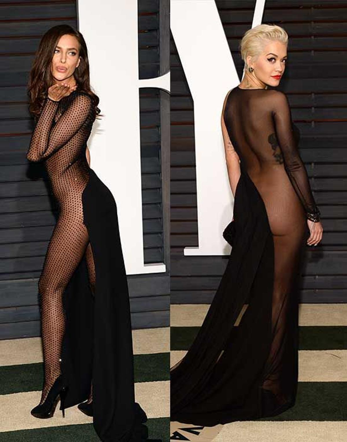 Rita Ora VS Irina Shayk en los Oscar 2015