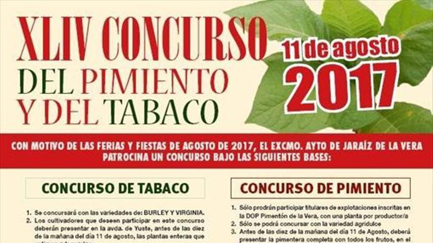 Jaraíz premia la mejor explotación pimentera y la mejor tabaquera