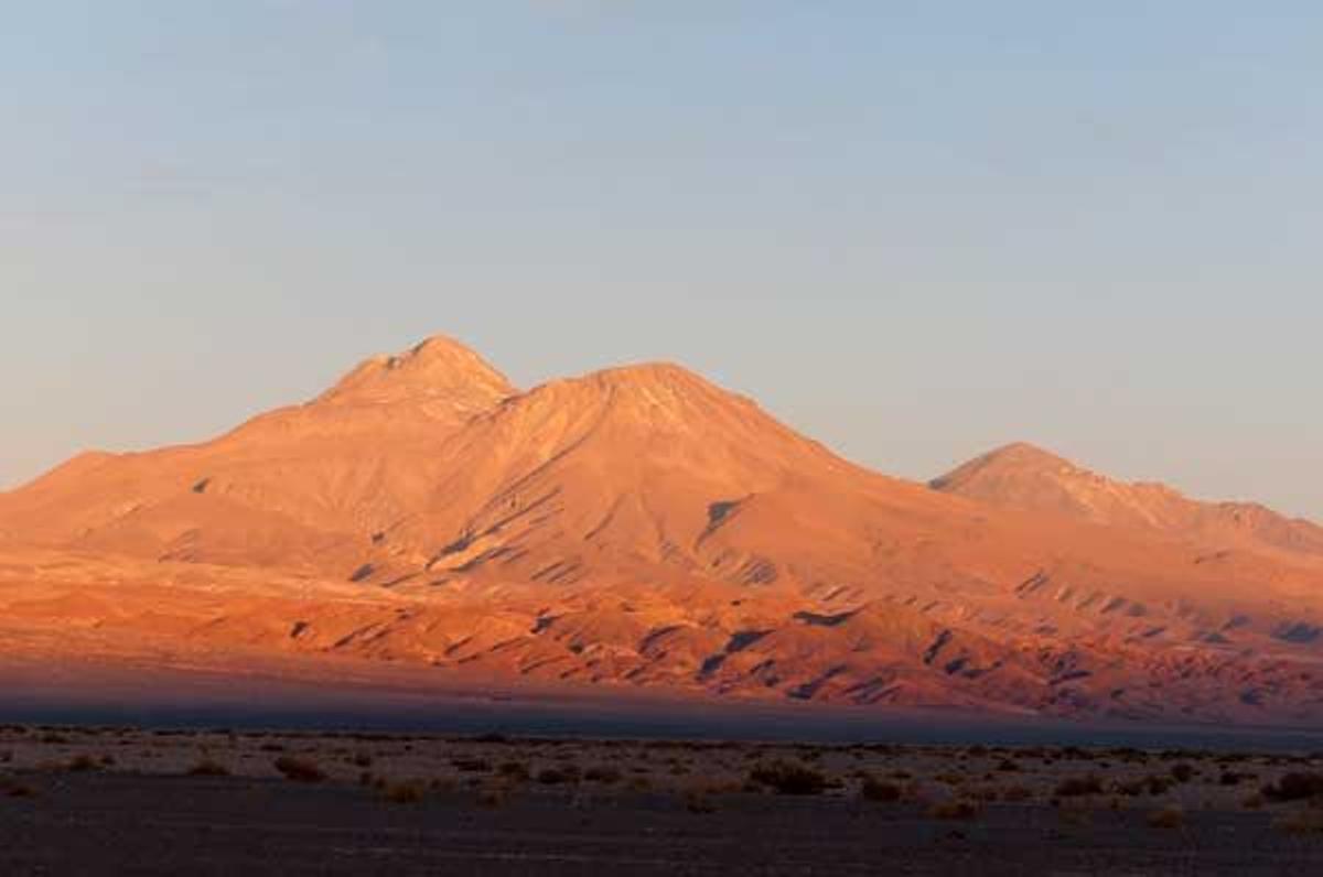 Vista general del Salar de Atacama.