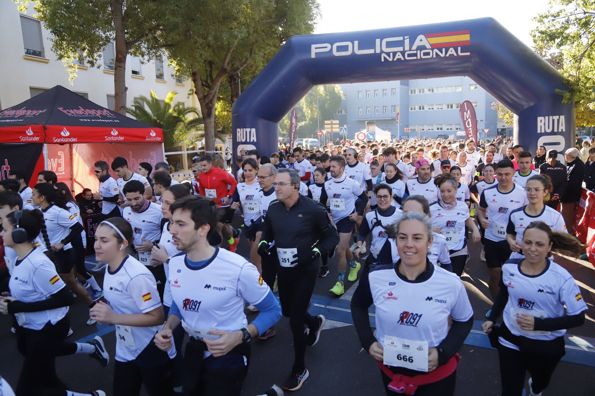 La carrera Ruta 091 de la Policía Nacional, en imágenes