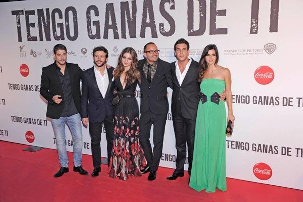 Fernando González Molina,  Diego Martín, Luis Fernández, María Valverde, Mario Casas y Clara Lago