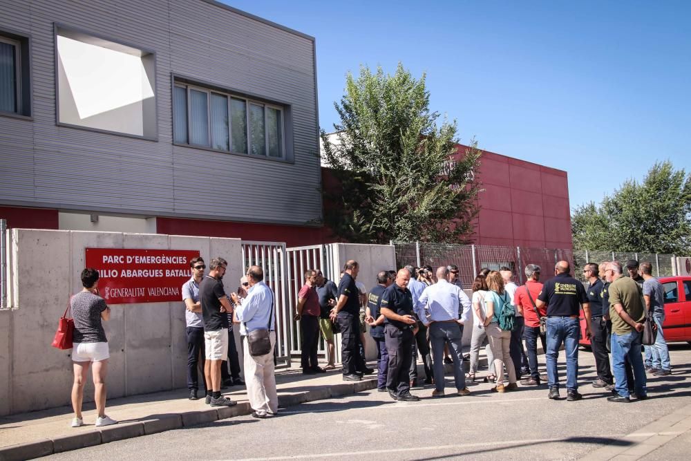 El parque de emergencias de Onil pasa a llevar el nombre del bombero forestal Emilio Abargues Bataller