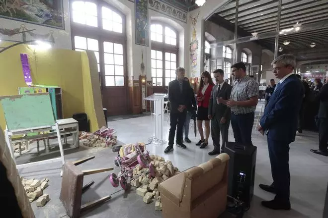 Una exposición inmersiva acerca el horror que se vive en Ucrania