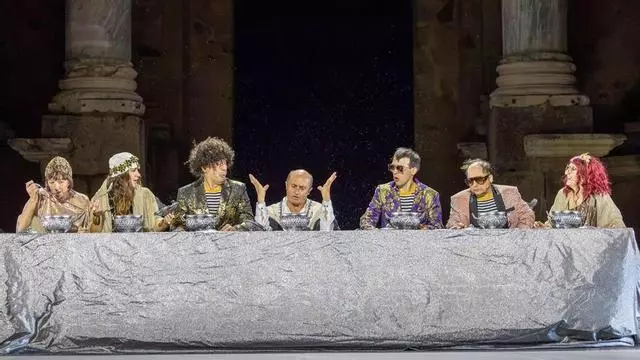 Video | Pepe Viyuela se entrega a la sátira más amarga de Shakespeare en el Festival de Mérida