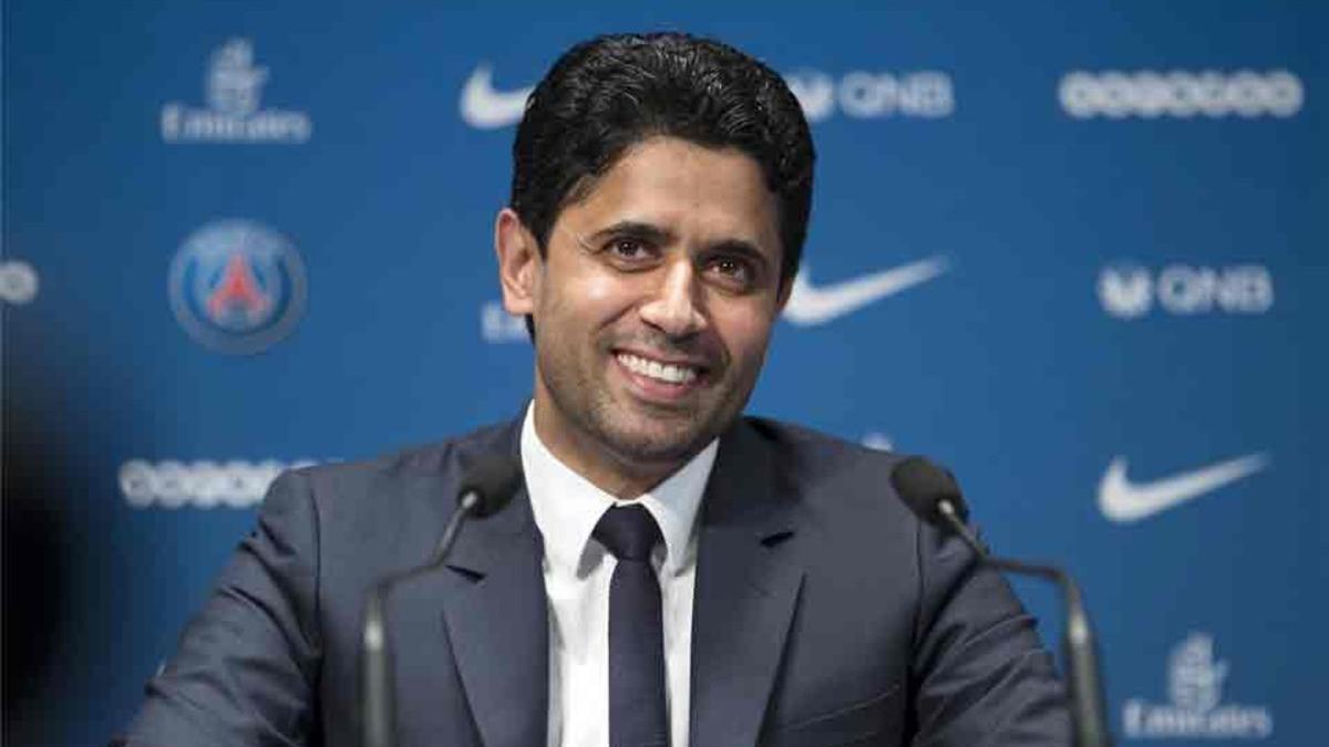 El presidente del PSG, Nasser Al-Kheaïfi