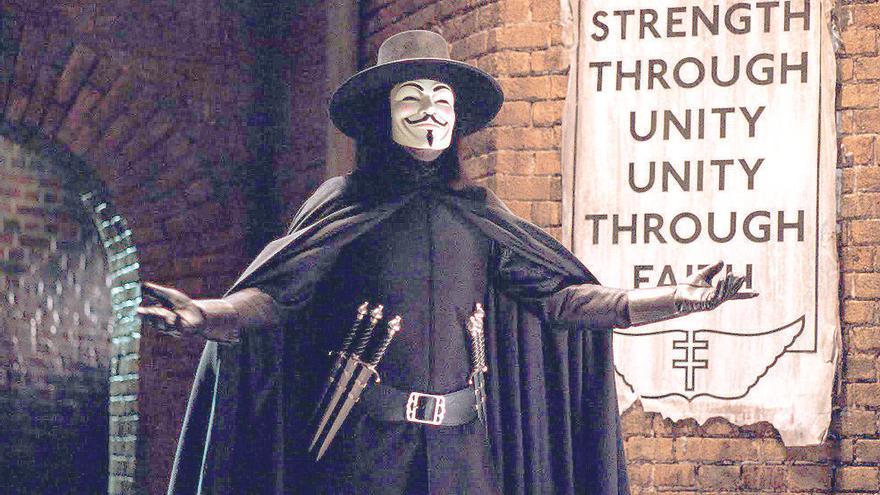 &#039;V de Vendetta&#039; inspira el filme del Joker.