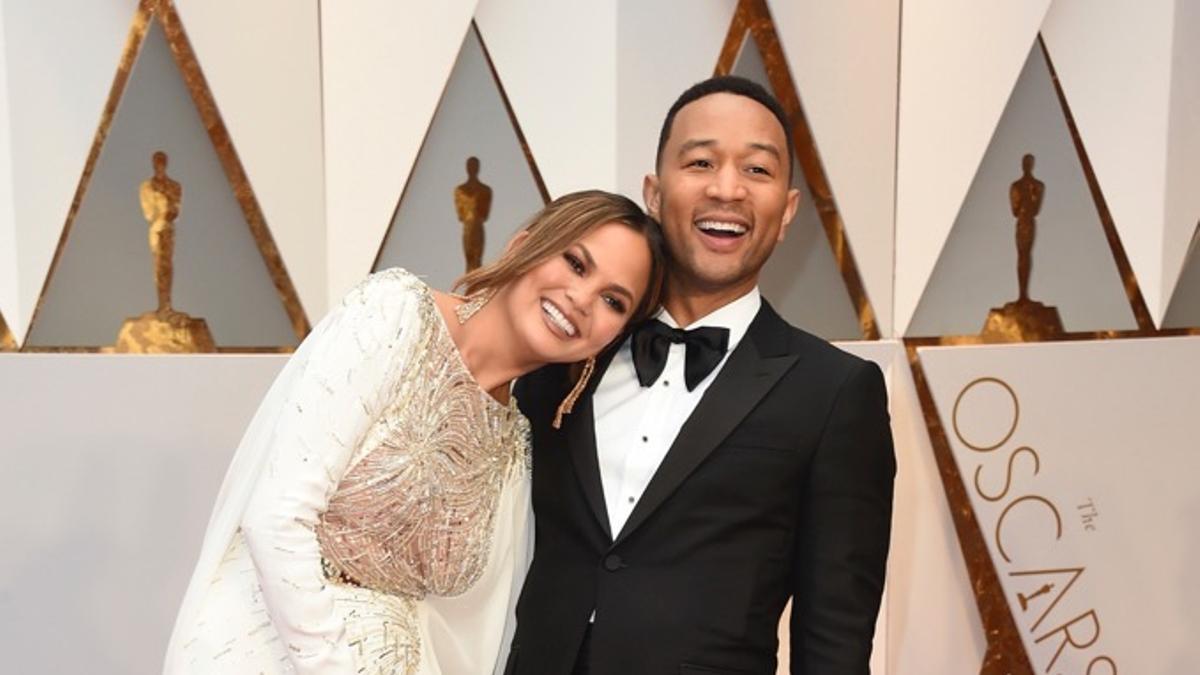 Premios Oscar 2017, Chrissy Teigen y John Legend