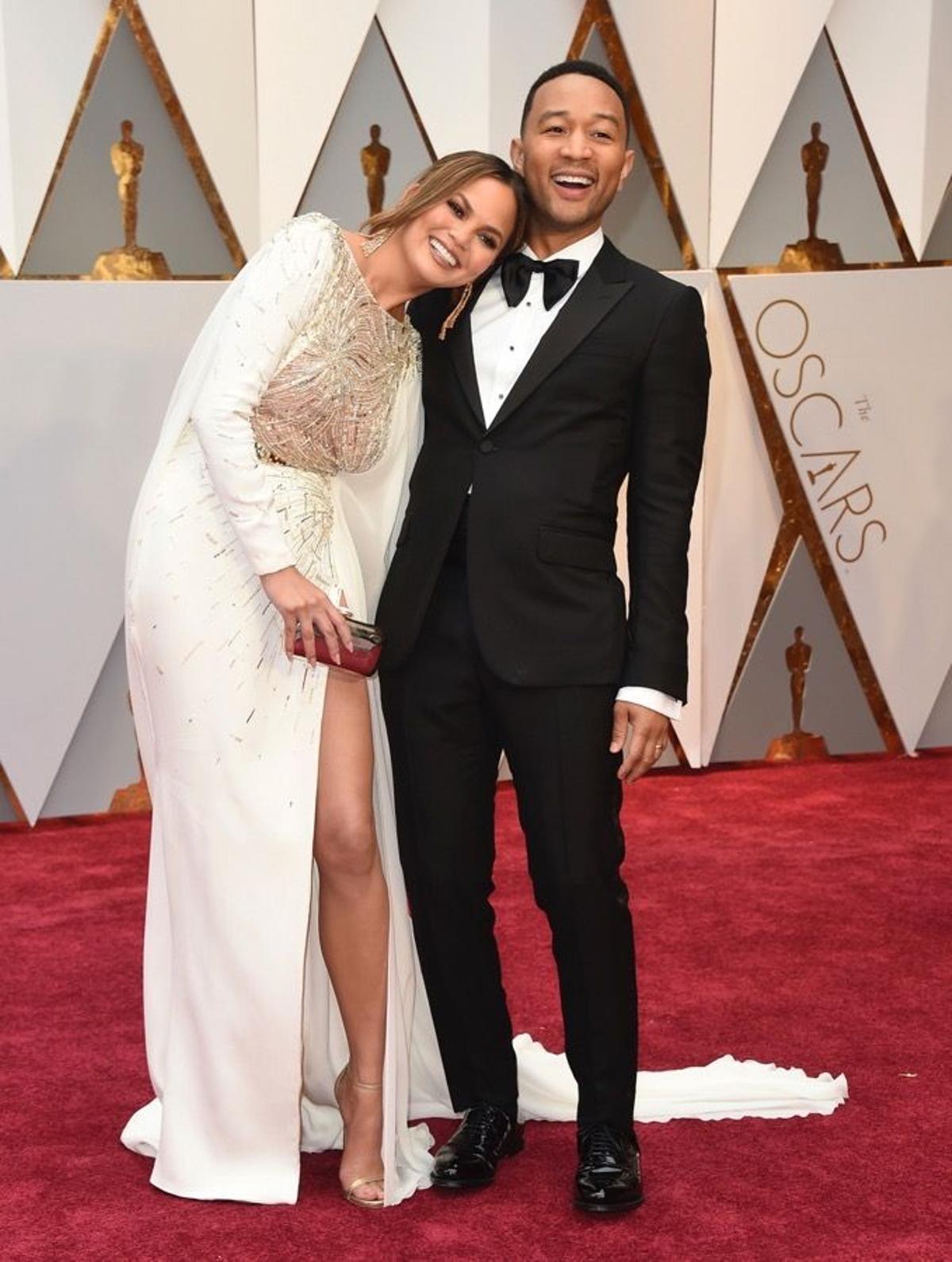 Premios Oscar 2017, Chrissy Teigen y John Legend