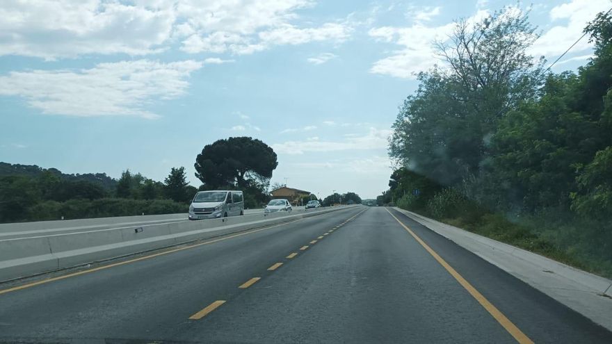 Entra en servei un nou tram de &quot;2+1&quot; a la carretera C-35