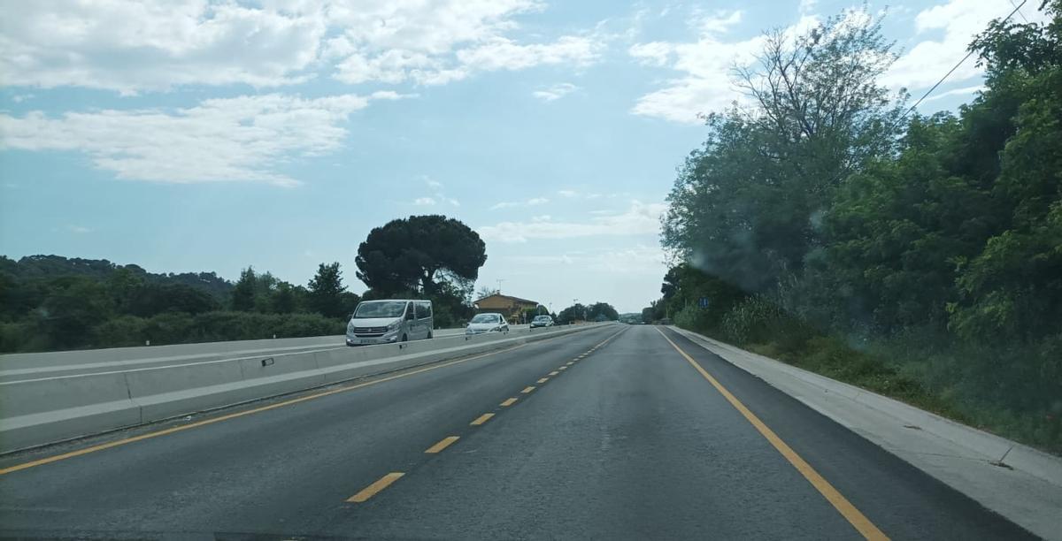 Un tramo de la carretera C-35 entre Sant Celoni (Vallès Oriental) y Riells i Viabrea (Selva) Un tramo de la carretera C-35 entre Sant Celoni (Vallès Oriental) y Riells i Viabrea (Selva)