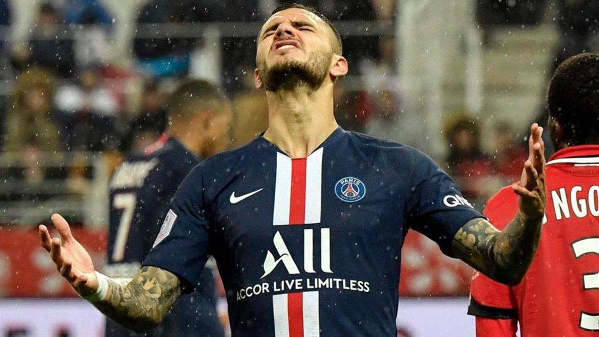 Mauro Icardi no logró ver portería frente al Dijon