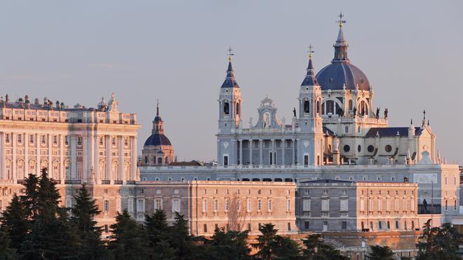 Vista de la Catedral de la Almudena