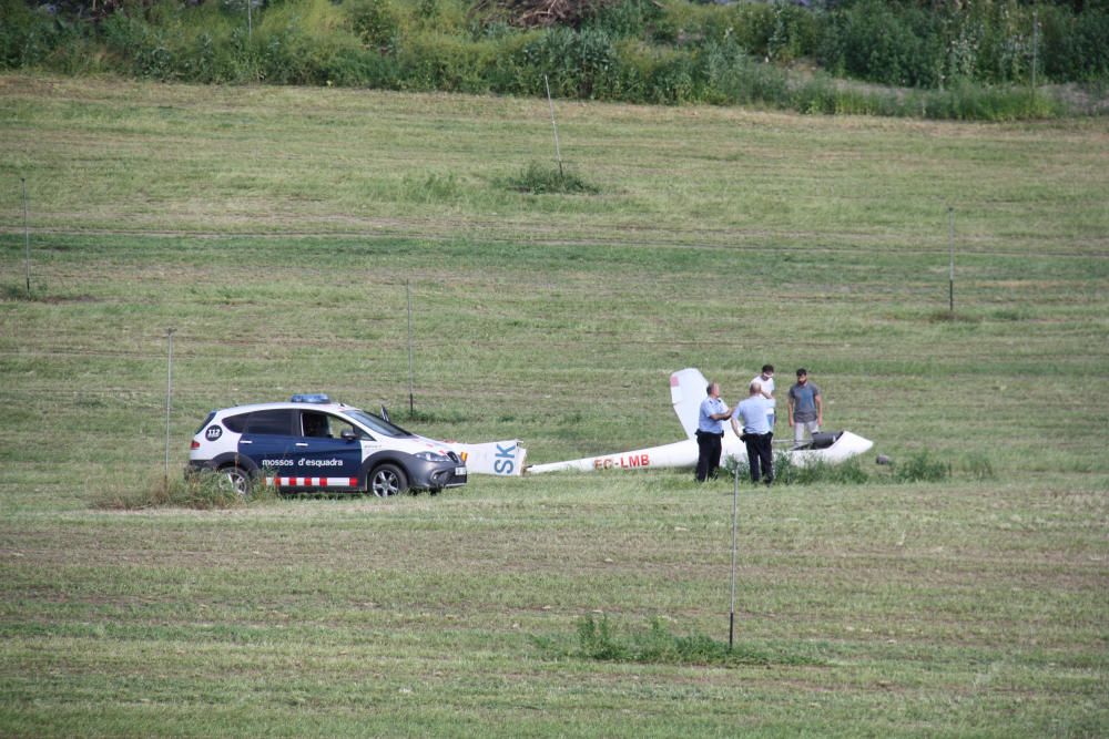 Accident d'un planador a la Seu d'Urgell