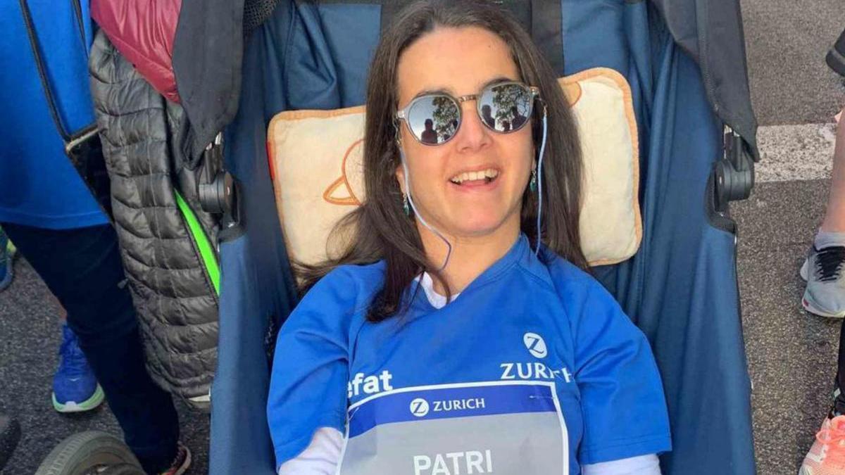 Patricia Blanco, en el maratón de Barcelona en 2022.   | // FDV