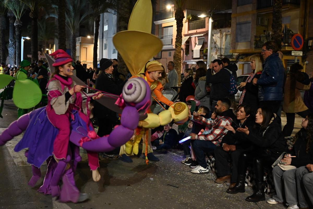 Un momento del gran desfile de Carnaval en el Grau de Castelló, en imagen de archivo.
