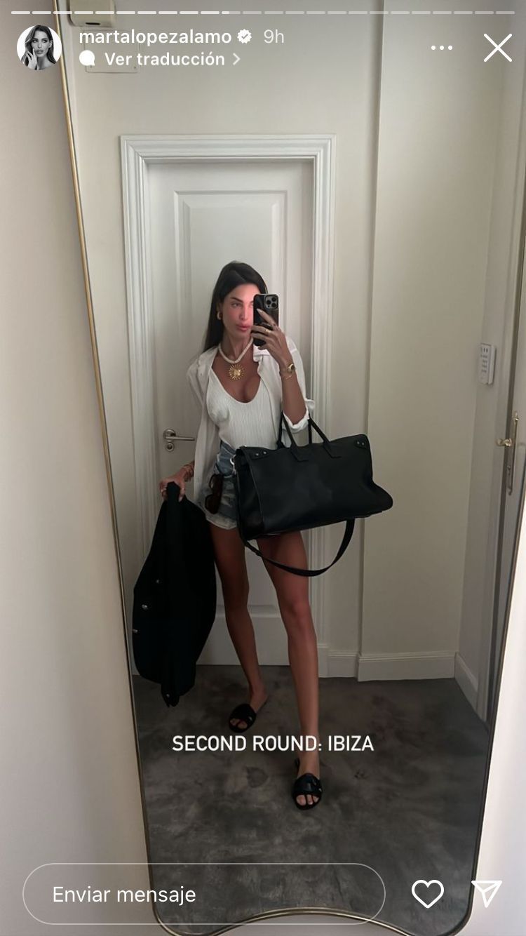 Marta López Álamo, rumbo a Ibiza