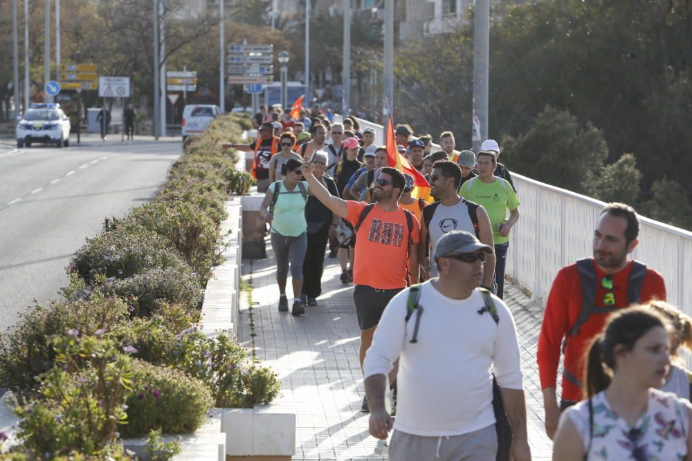 Parada en Elche de la Senda del Poeta 2018