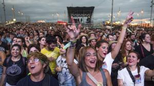 Público en el Parc del Fòrum durante el Cruïlla 2024.