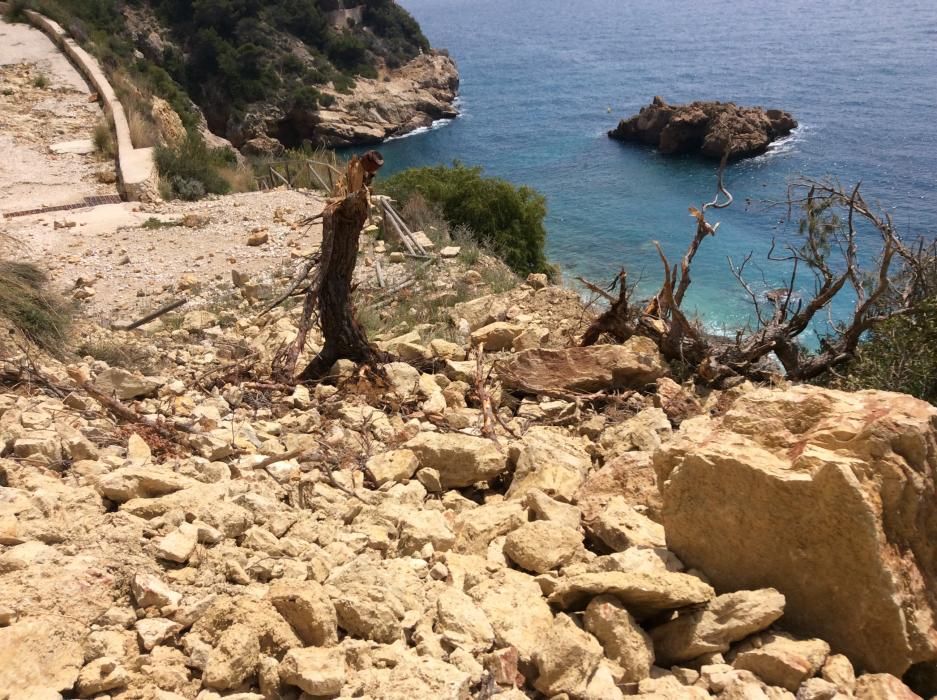 El litoral más peligroso y bello de Xàbia.