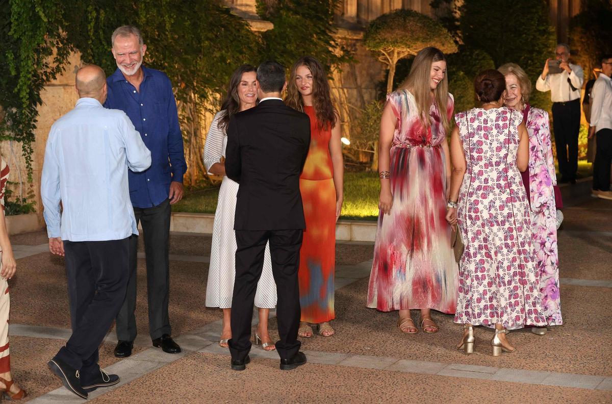 Les imatges de la recepció estival de la Família Reial a Mallorca