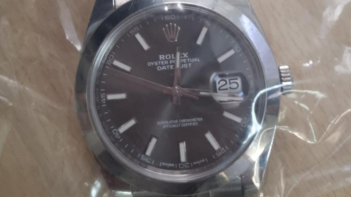 Reloj de la marca Rolex recuperado por la Policía Nacional tras ser robado en el Hospital Insular de Gran Canaria.