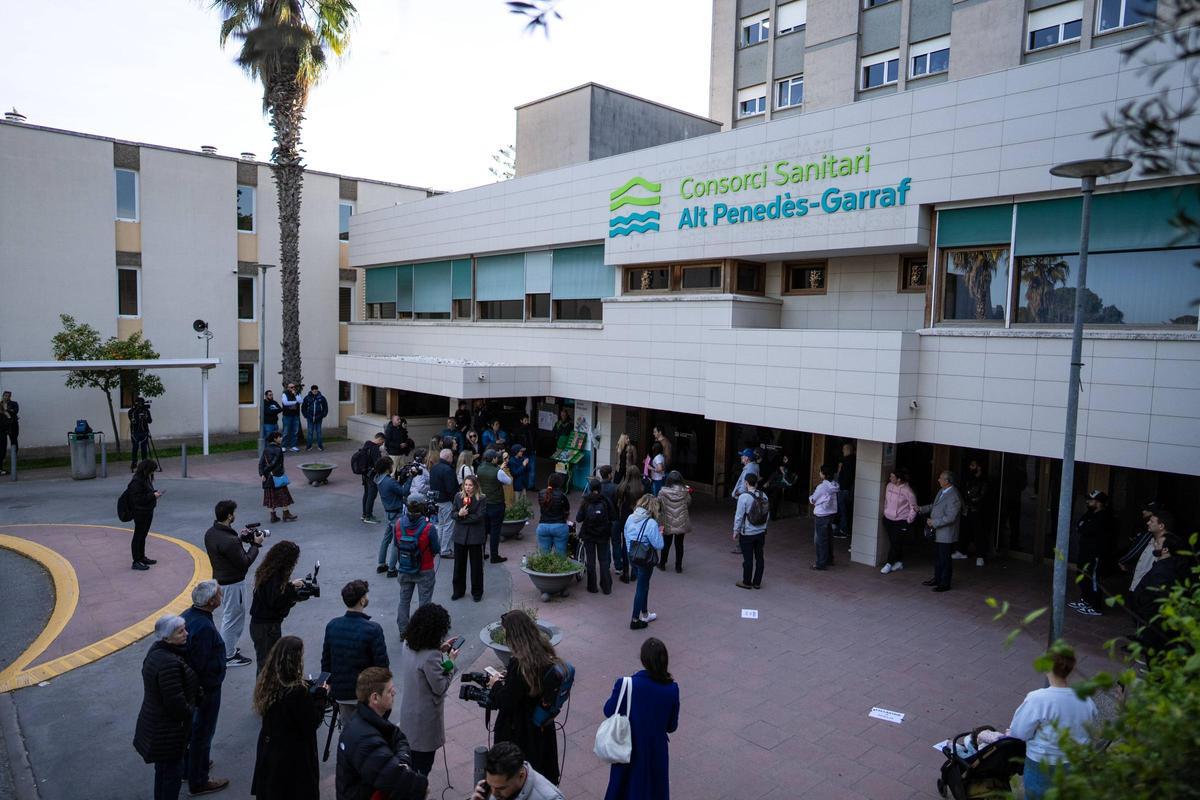 Exterior del centro sociosanitario de Sant Pere de Ribes, donde estaba ingresada y ha fallecido Noelia.