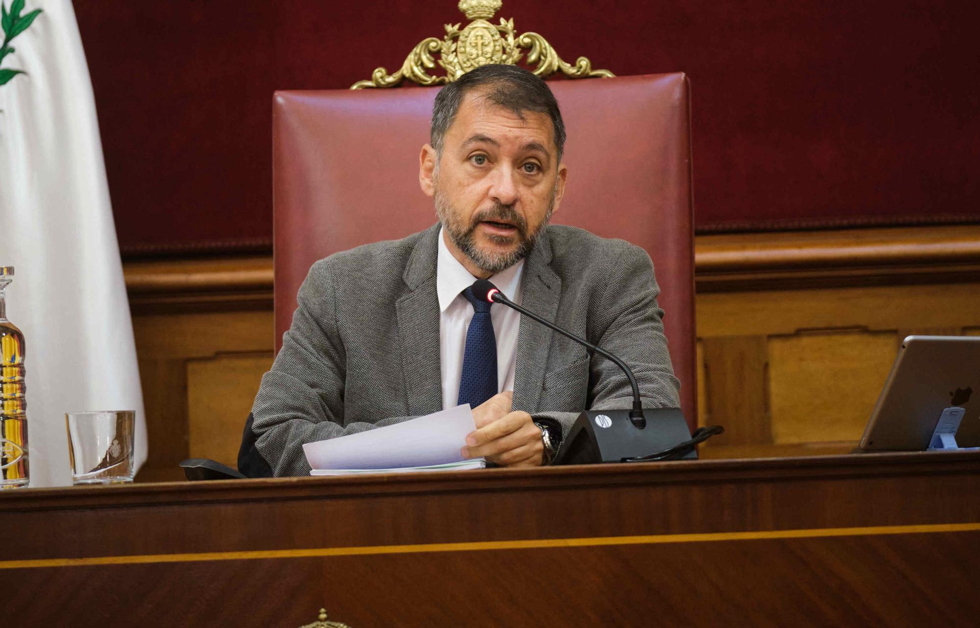 Pleno en el Ayuntamiento de Santa Cruz de Tenerife (23/12/2022)