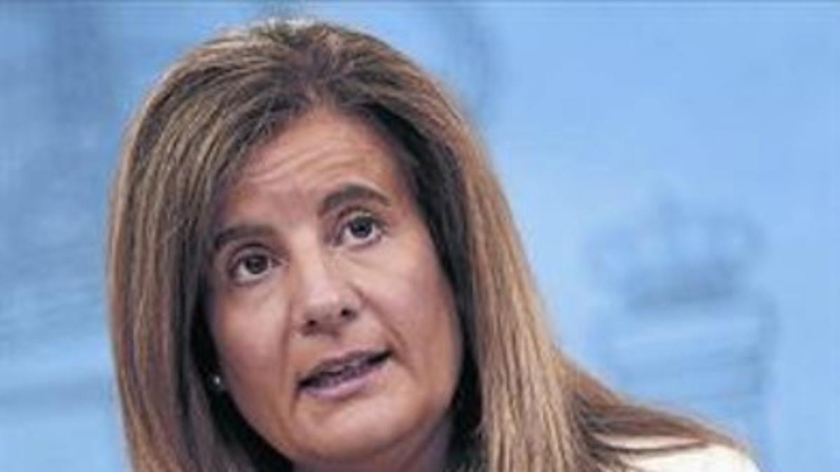 Fátima Báñez, ministra de Empleo