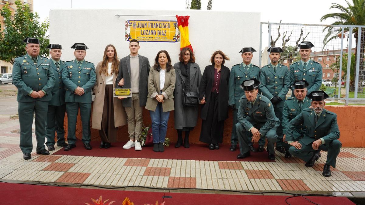 Homenaje a Juan Francisco Lozano en Don Benito.