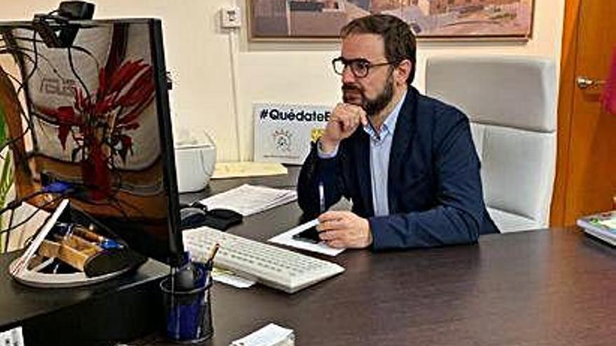 El alcalde de Lorca prepara el día después de la crisis