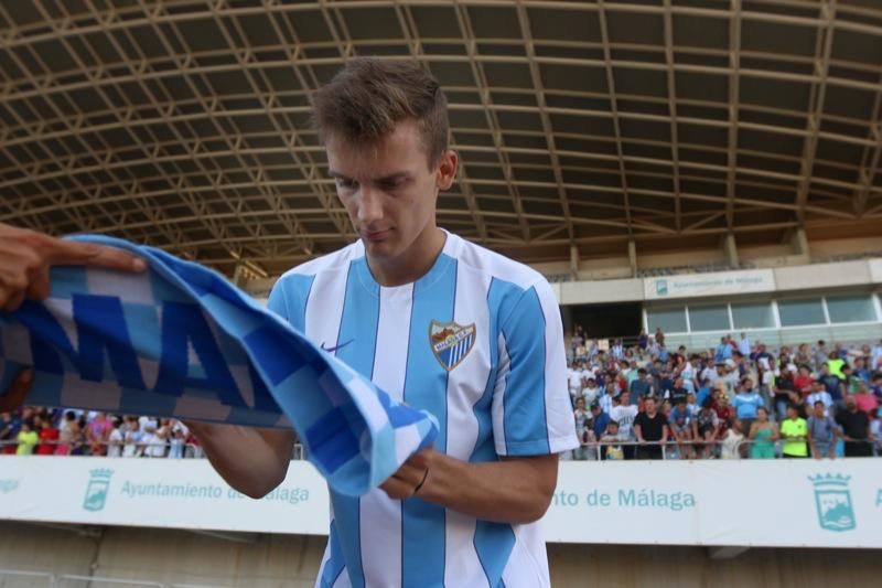 Entrenamiento de puertas abiertas del Málaga CF