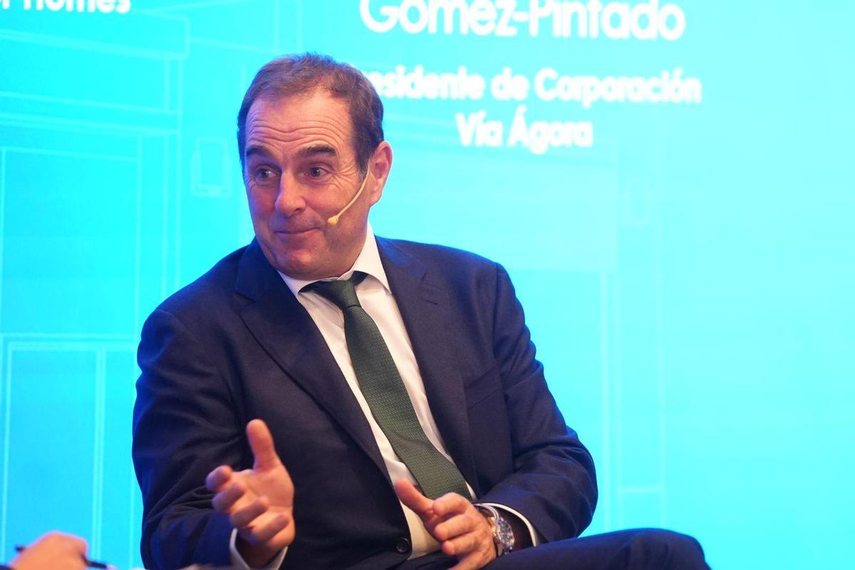 Borja García-Egotxeaga, CEO de Neinor Homes, durante una de sus intervenciones