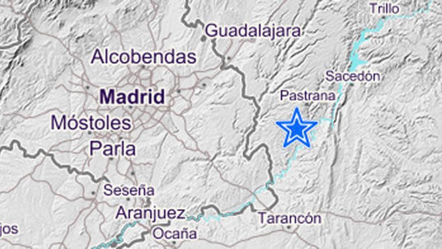 Un terremoto de 3,7 grados se deja sentir en Guadalajara