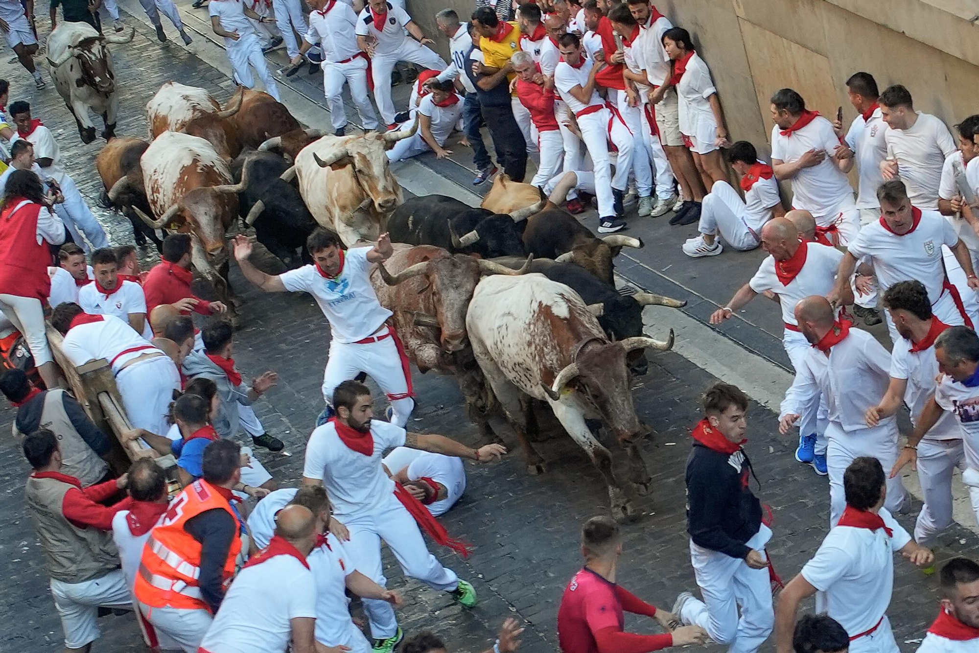 Primer encierro en el Día de San Fermín