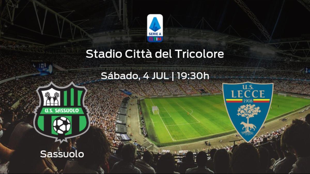 Jornada 30 de la Serie A: previa del partido Sassuolo - US Lecce