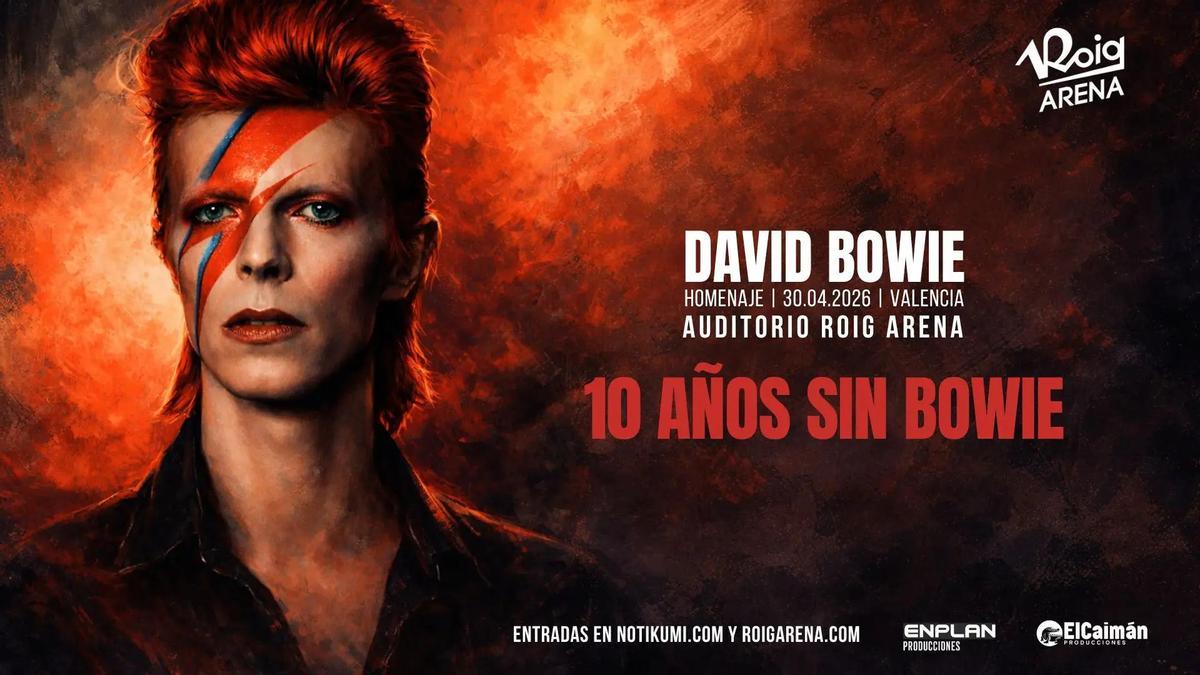 Un homenaje a David Bowie llega el jueves 30 al Roig Arena.