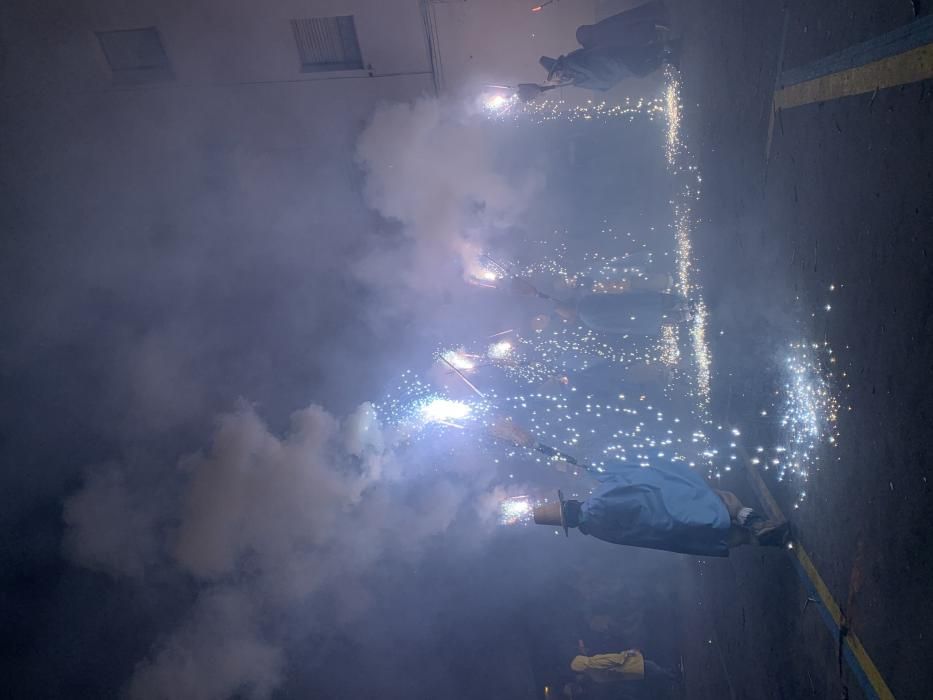 La mostra de foc del carnaval de Sallent