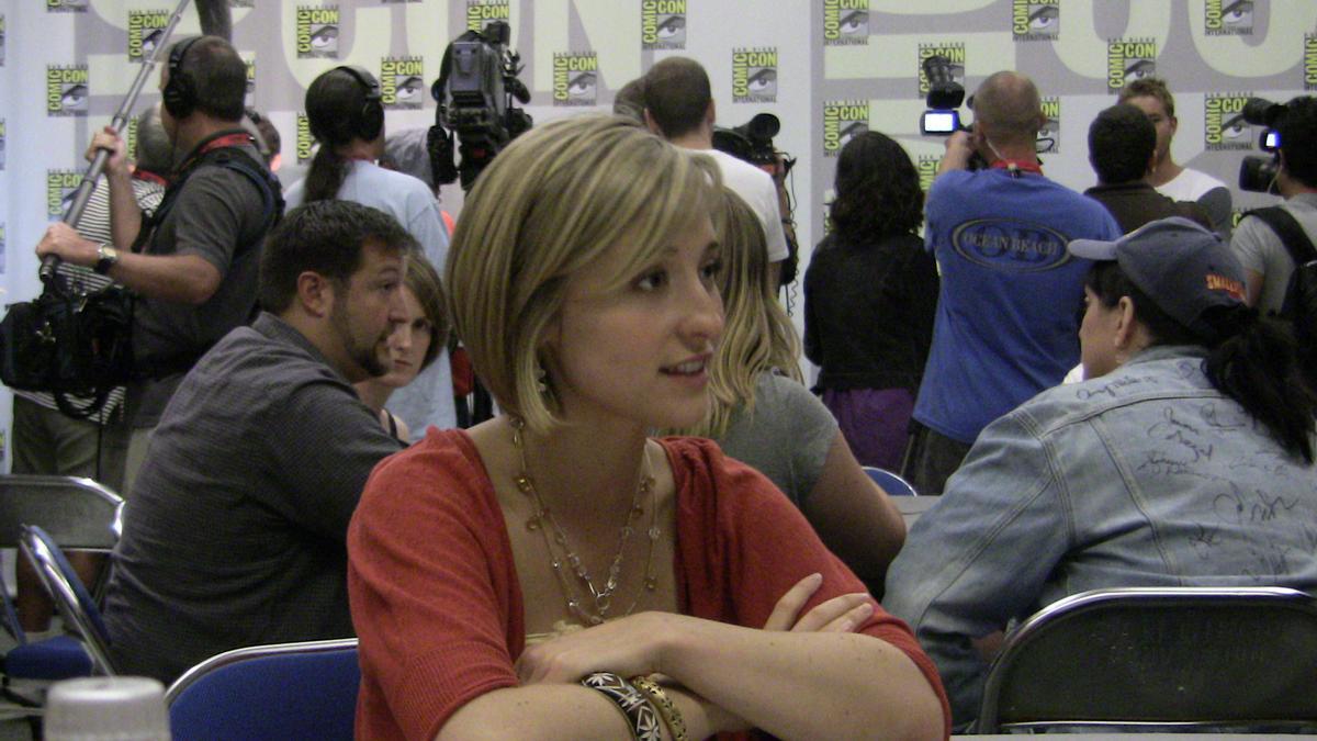 Allison Mack en la Comic Con de 2009.