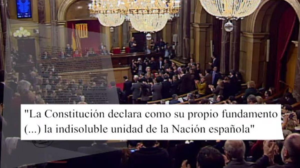 El Constitucional confirma la il·legalitat d’alguns paràgrafs de la declaració.