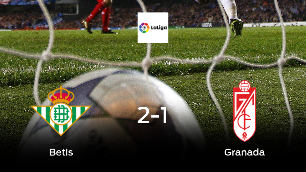 Victoria del Real Betis por 2-1 frente al Granada