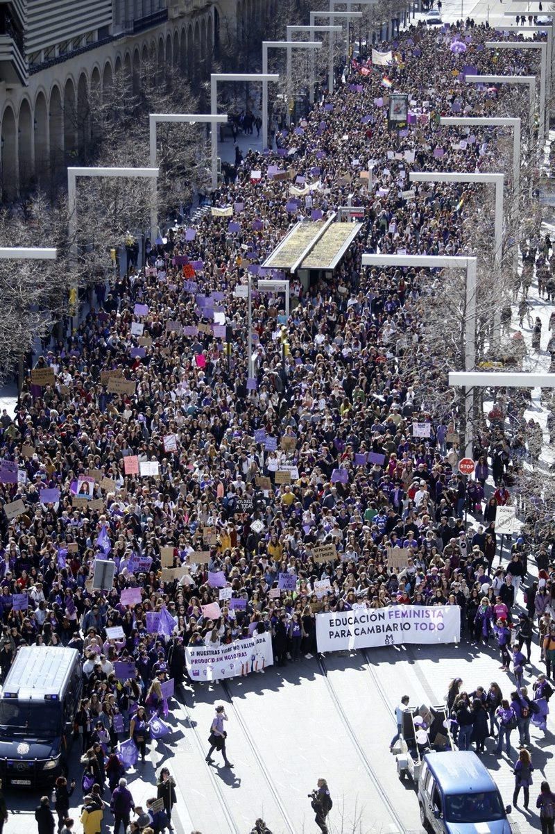 Concentraciones por el 8-M en Zaragoza