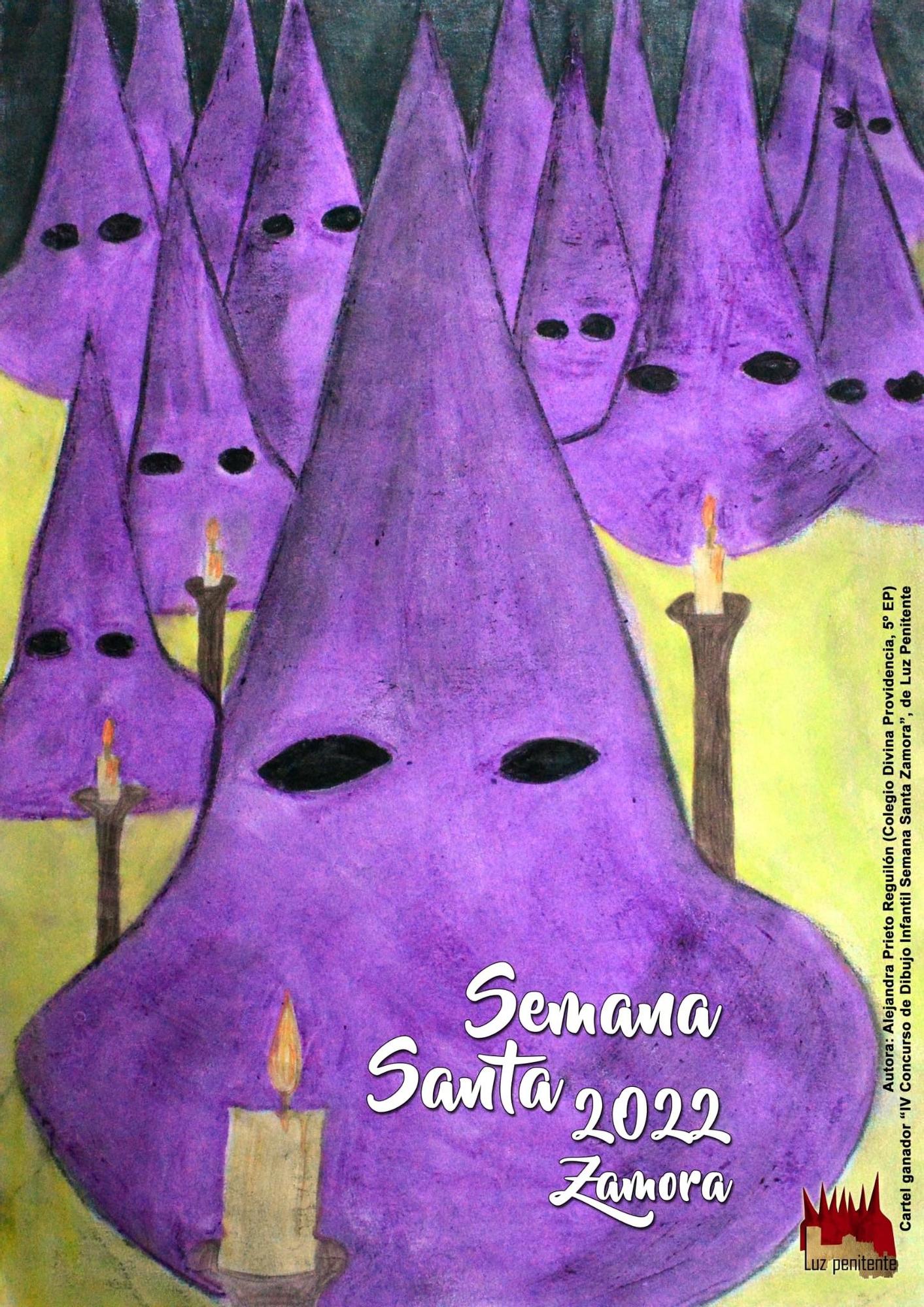 Semana Santa de Zamora: Cartel de la Asociación Luz Penitente