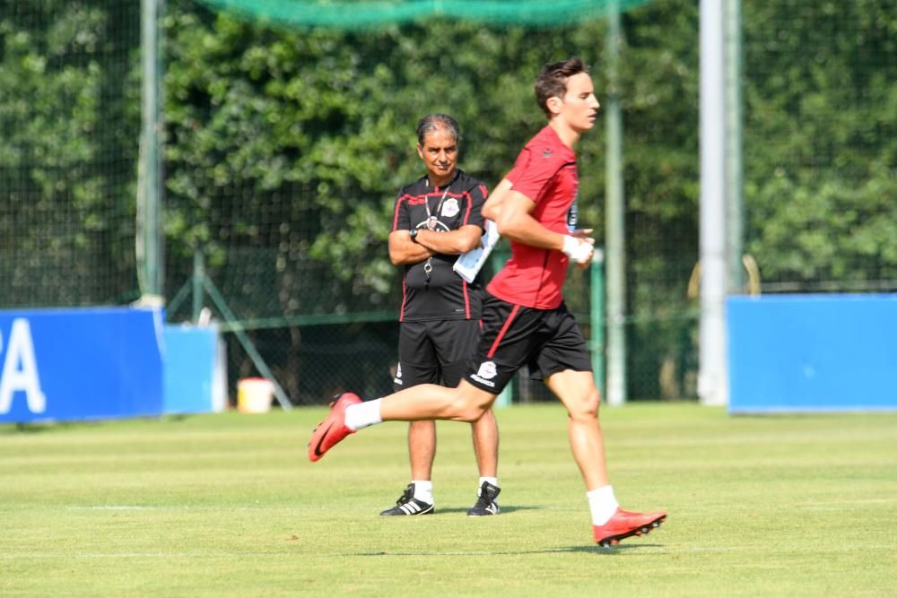 La plantilla deportivista ha tenido este viernes, 13 de julio de 2018, doble sesión de entrenamiento.