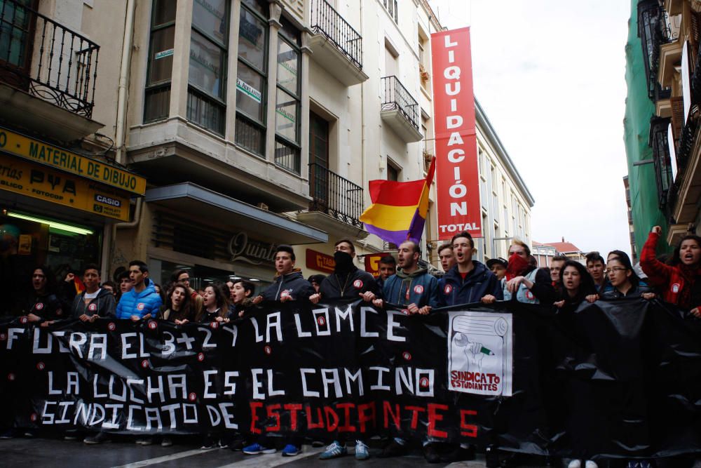 Manifestación de Estudiantes en Zamora